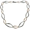 Halsband Rosé / Rhutenium Silver