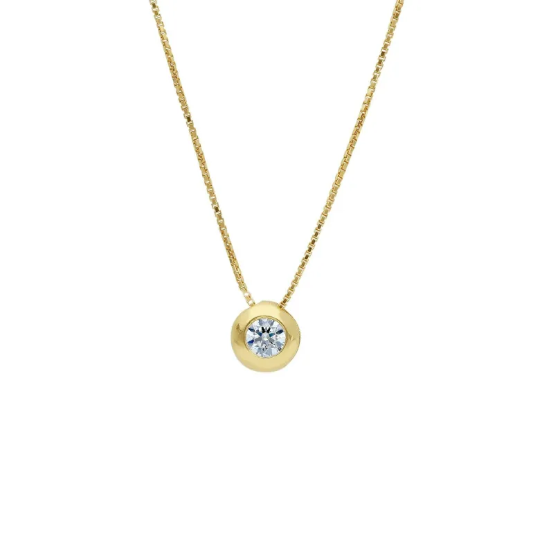 Halsband Solitär 18K Guld