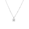 Halsband Solitär 18K Vitguld