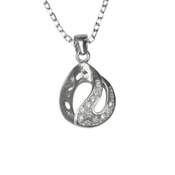 Halsband Sparkling Alexa Rhodinerat Silver