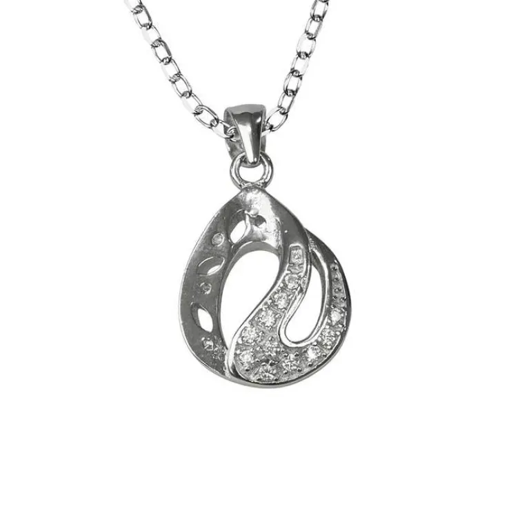 Halsband Sparkling Alexa Rhodinerat Silver
