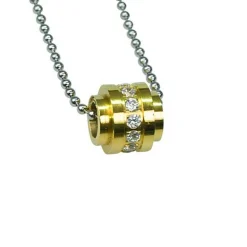 Halsband Sparkling Förgyllt Stål