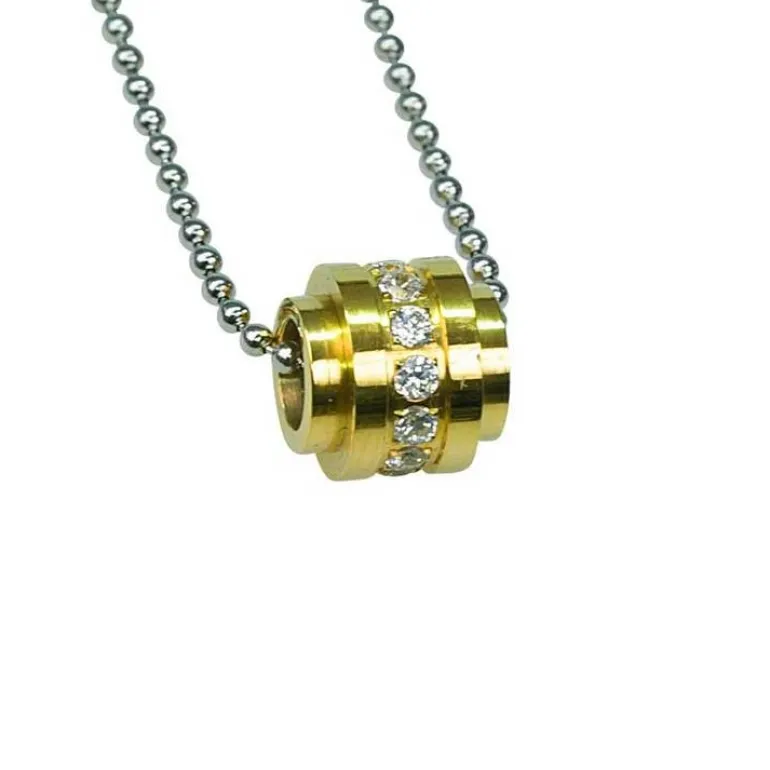 Halsband Sparkling Förgyllt Stål