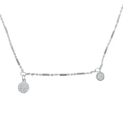 Halsband Sparkling Silver
