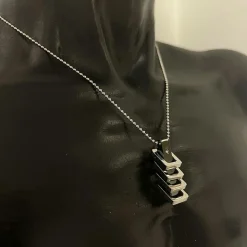 Halsband Squares Stål