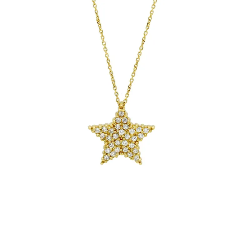 Halsband Star 18K Guld