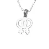Halsband Stronger Together Silver
