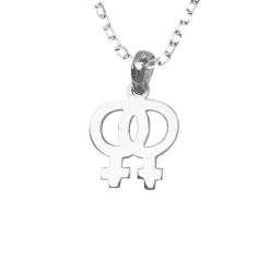 Halsband Stronger Together Silver
