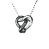 Halsband Tangled Heart Silver
