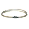 Halsband Trefärgat Stål
