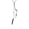 Halsband Two Cross Stål