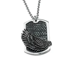 Halsband Wing Stål