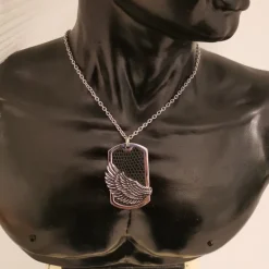 Halsband Wing Stål