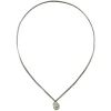 Halsring Double Bullet Plain Silver