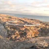 Halsring Knot Rhodinerat Sterlingsilver