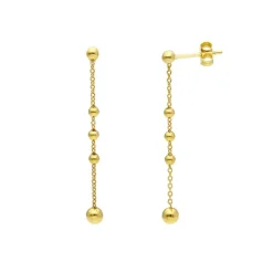 Hängande Örhängen Guld 18K