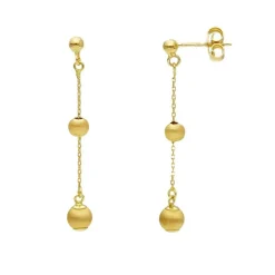 Hängande Örhängen Guld 18K