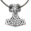 Hänge Goat Celtic Anchor Oxiderat Silver
