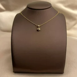 Hänge Guldhjärta 18K - Bitsäkert - 6 mm