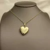 Hänge Guldhjärta 18K - Ihåligt - 17,5 mm