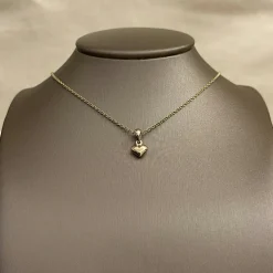 Hänge Guldhjärta 18K - Massivt - 6 mm