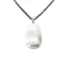 Hänge Hammered Silver