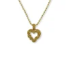 Hänge Heart Förgyllt Silver