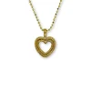 Hänge Heart Förgyllt Silver
