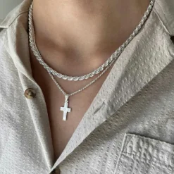 Hänge Kors Silver