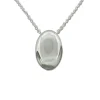 Hänge Oval Silver
