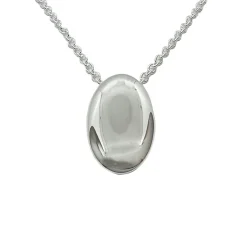 Hänge Oval Silver