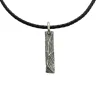 Hänge Uneven Oxiderat Silver