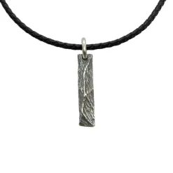 Hänge Uneven Oxiderat Silver