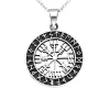 Hänge Viking Amulet Oxiderat Silver