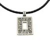 Hänge Viking Runes Oxiderat Silver