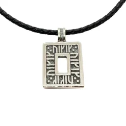 Hänge Viking Runes Oxiderat Silver