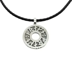 Hänge Viking Runes Oxiderat Silver