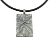 Hänge Wavy Oxiderat Silver
