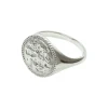 Klackring Round Mystery Silver