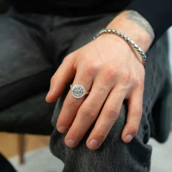 Klackring Round Mystery Silver