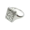 Klackring Square Mystery Silver
