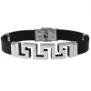 Läderarmband Details Stål