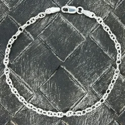 Marinalänk Silver Armband - 3 mm