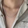 Marinalänk Silver Halsband - 3 mm