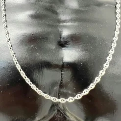 Marinalänk Silver Halsband - 3 mm
