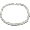 Massiv Fyrkantig Kejsarlänk Silver - Armband 4 mm