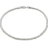 Massiv Rund Kejsarlänk Silver - Armband 2 mm