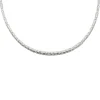 Massiv Rund Kejsarlänk Silver - Halsband 2 mm