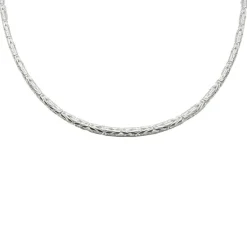 Massiv Rund Kejsarlänk Silver - Halsband 2 mm