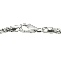 Massiv Rund Kejsarlänk Silver - Halsband 2 mm